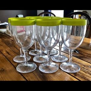 Tupperware Wine Glasses
